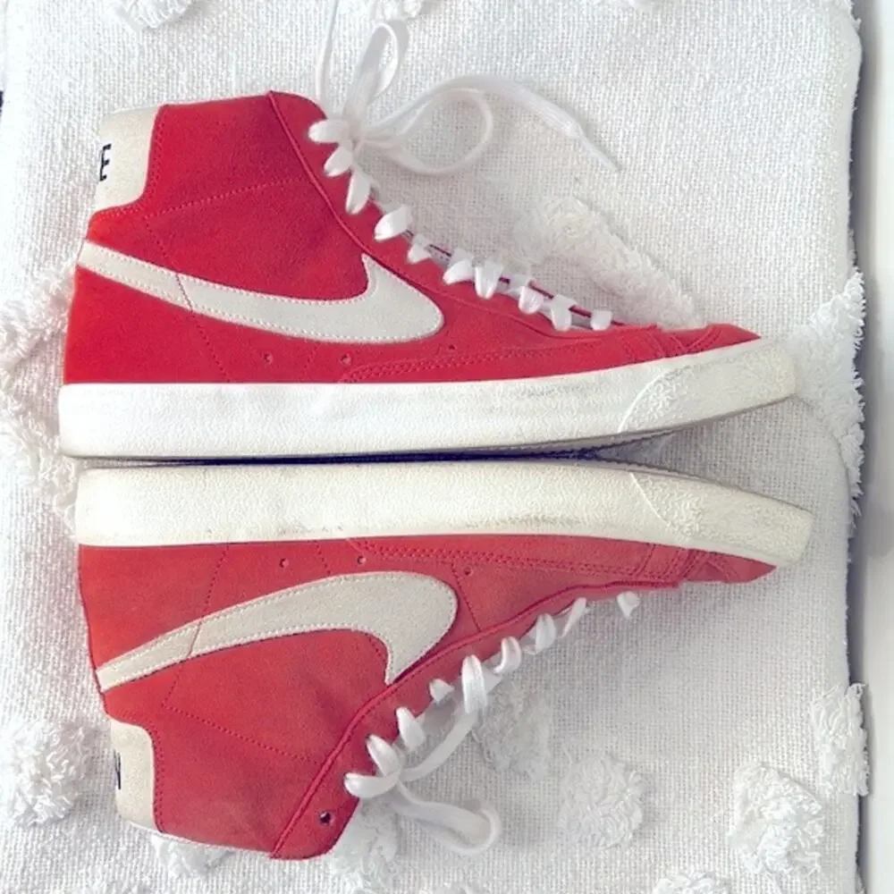 Nike Men's Blazer Mid '77 Suede 'Texas Longhorns' Lace up Sneakers size 9
